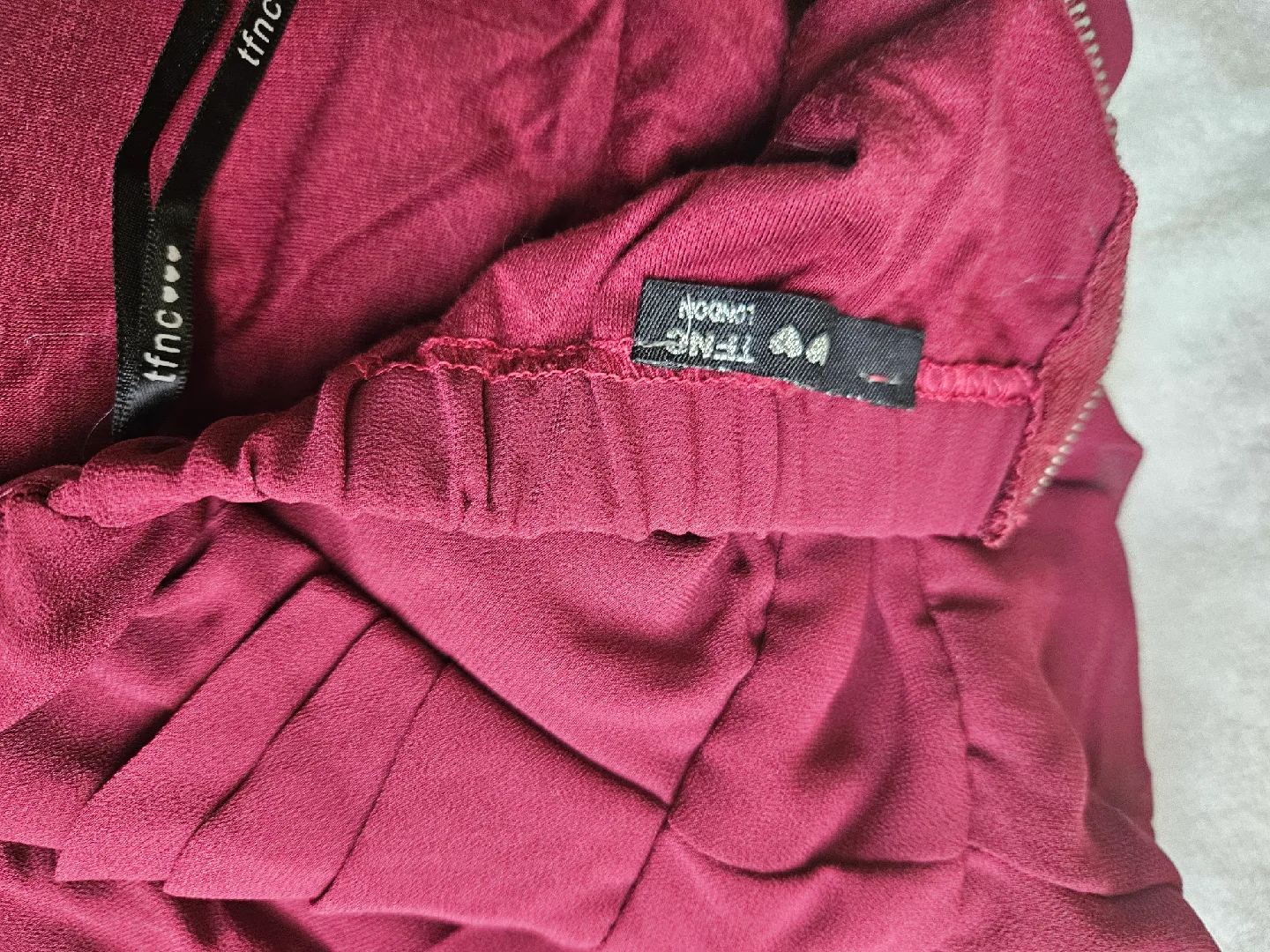 TFNC London Burgundy Dress image indicator(2)