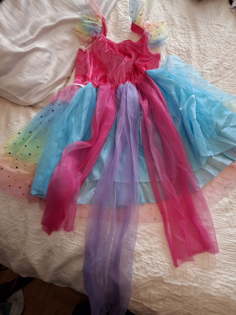 Rainbow Unicorn Costume Set size 7-8 - photo 2
