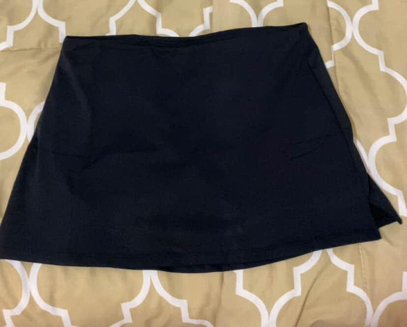 Black Skort (skirt+shorts)