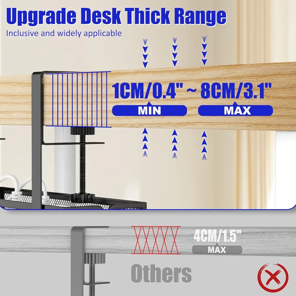 Under Desk Cable Management Tray - photo 4