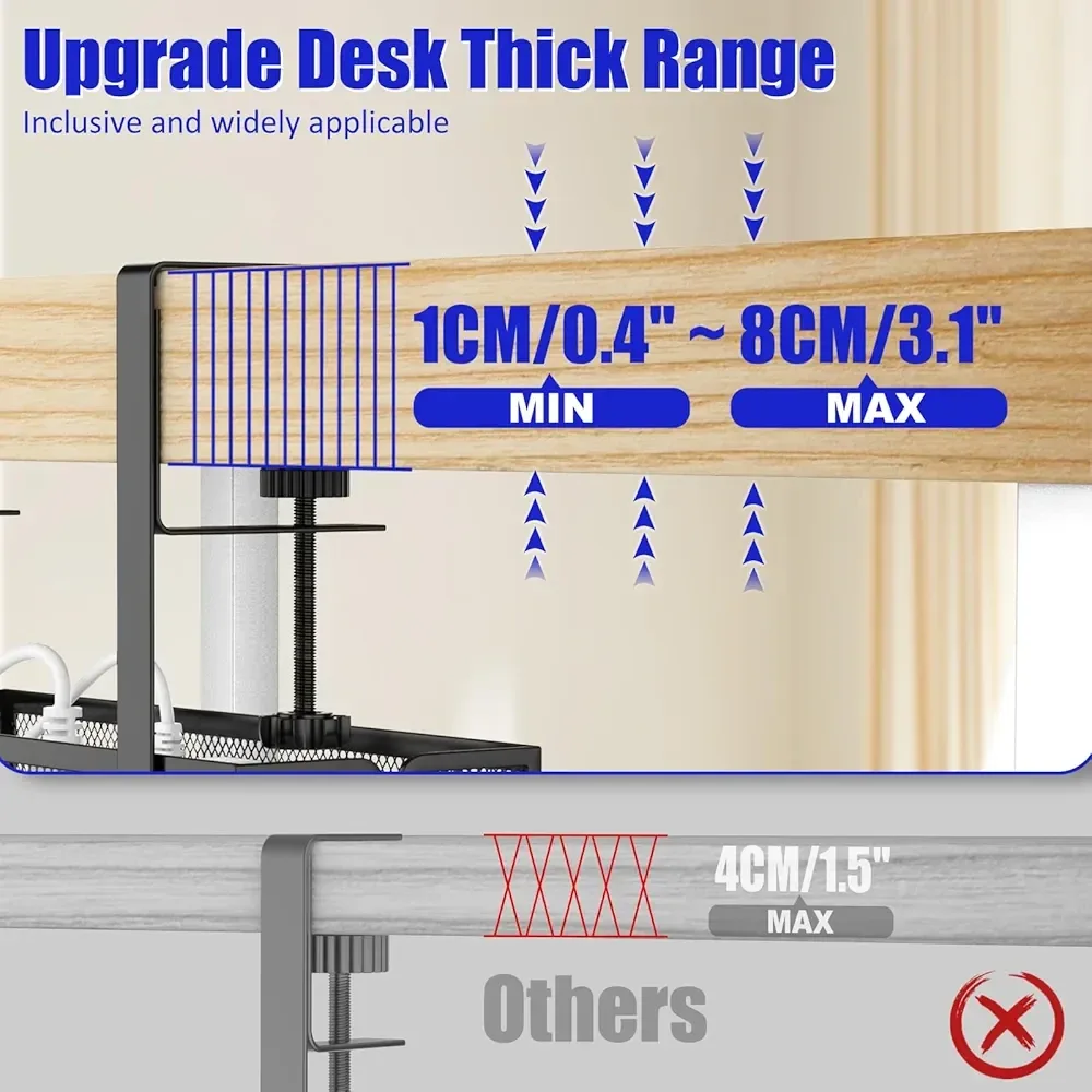 Under Desk Cable Management Tray image indicator(4)
