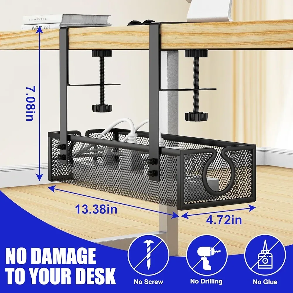 Under Desk Cable Management Tray image indicator(7)