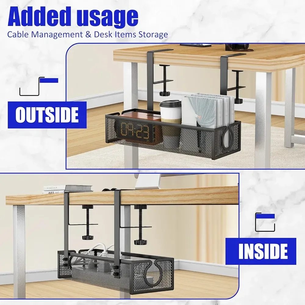 Under Desk Cable Management Tray image indicator(8)