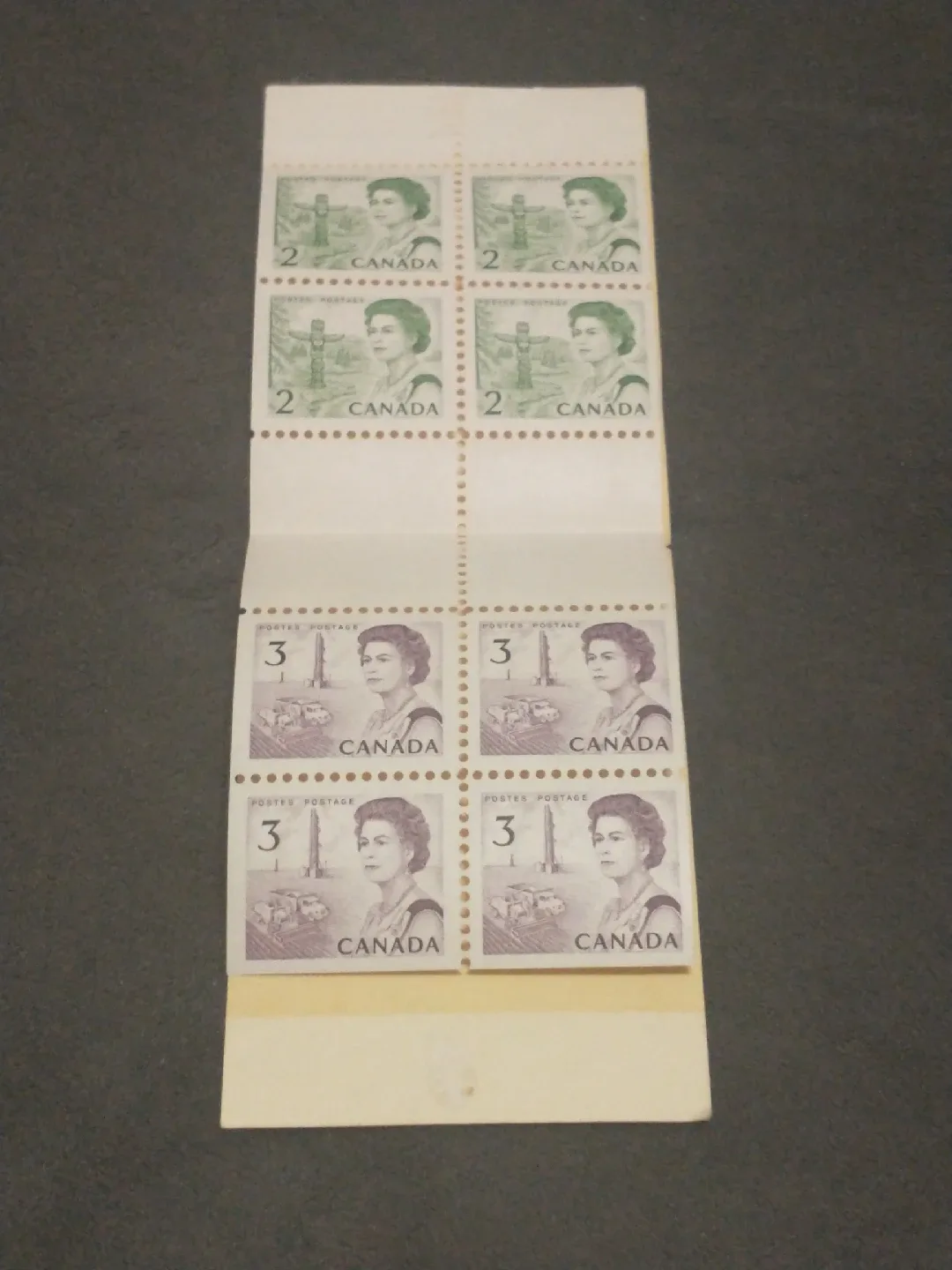 Lovely 1970 Canada 20 cent stamp booklet image indicator(2)