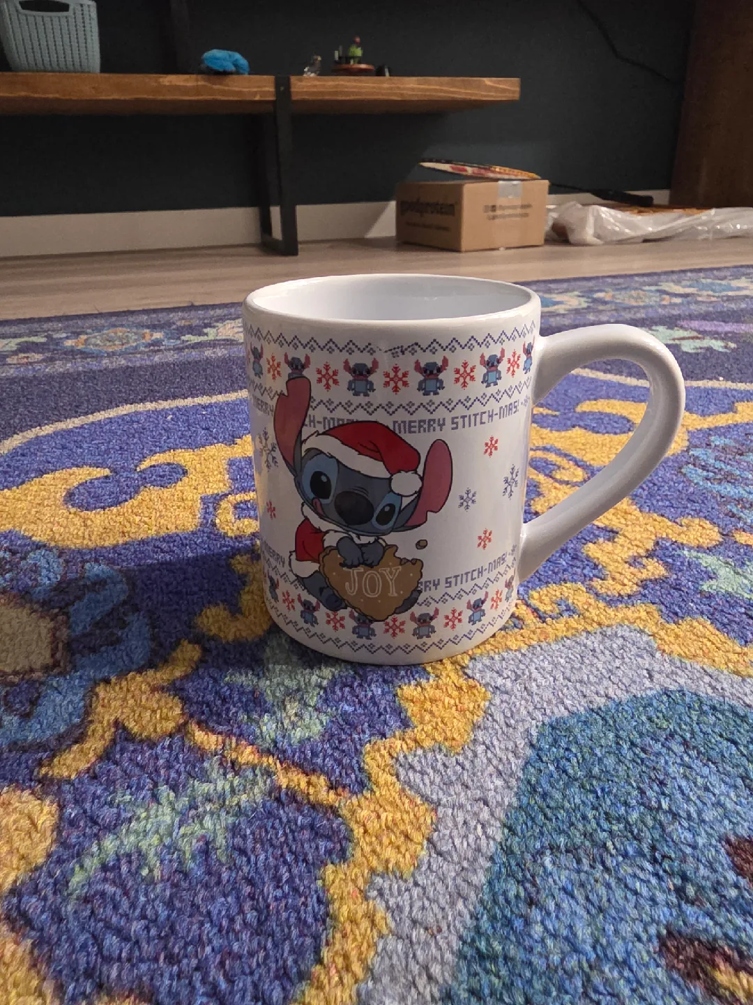 Disney Stitch Christmas Mug - 14 oz Ceramic image indicator(2)