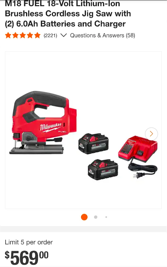 M18 Milwaukee FUEL Jigsaw PRO- Combo Kit image indicator(2)