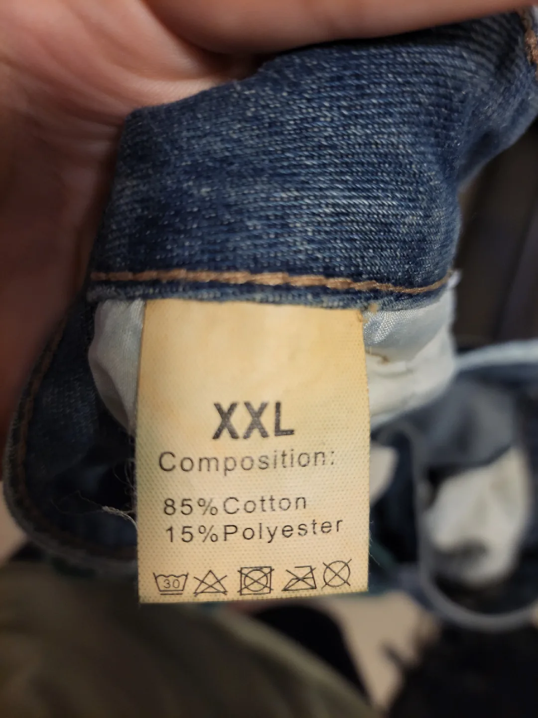 XXL Blue Denim Jeans image indicator(3)