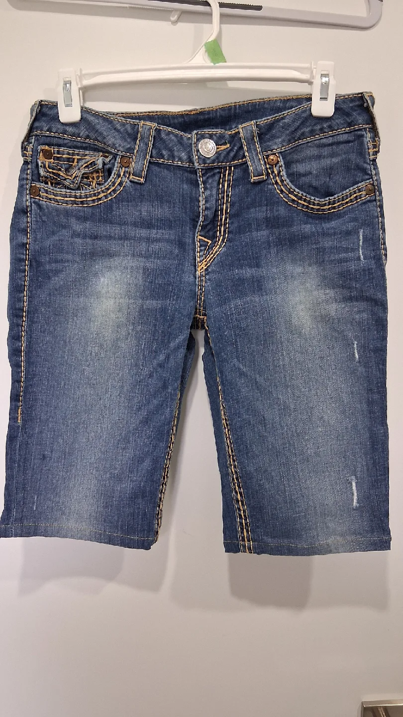 True Religion Denim Shorts - Size 30 thumbnail