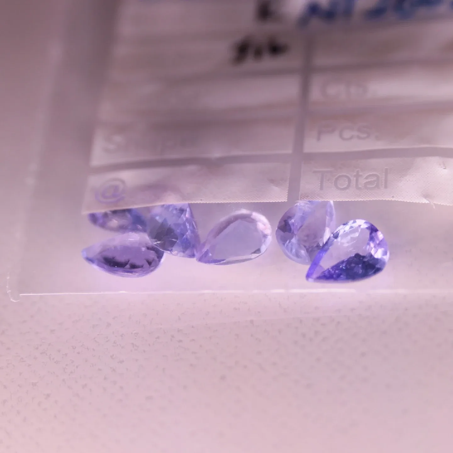 3.19 ct Natural Tanzanite - 6 Gemstones w/ Appraisal ($2,550.00) image indicator(4)