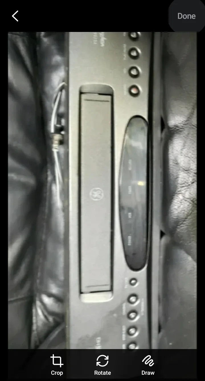 GE VG2061 VCR image indicator(2)