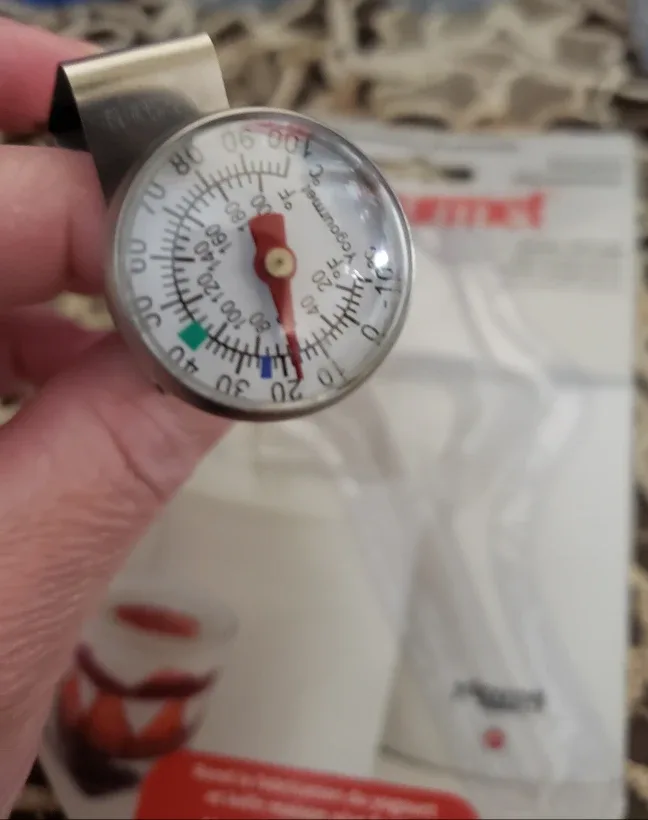 Yogourmet Precision Thermometer -  Package includes image indicator(4)