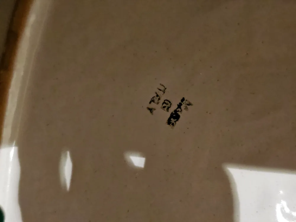 Ceramic Oval Platter with Fruit Design image indicator(3)