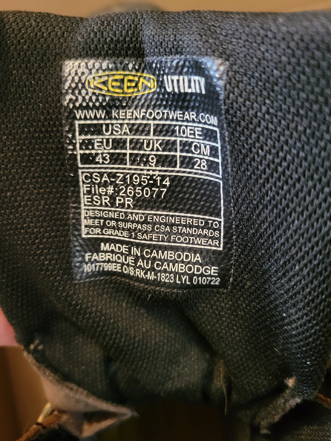 KEEN Utility Work Boots - Size 10 EE - photo 3