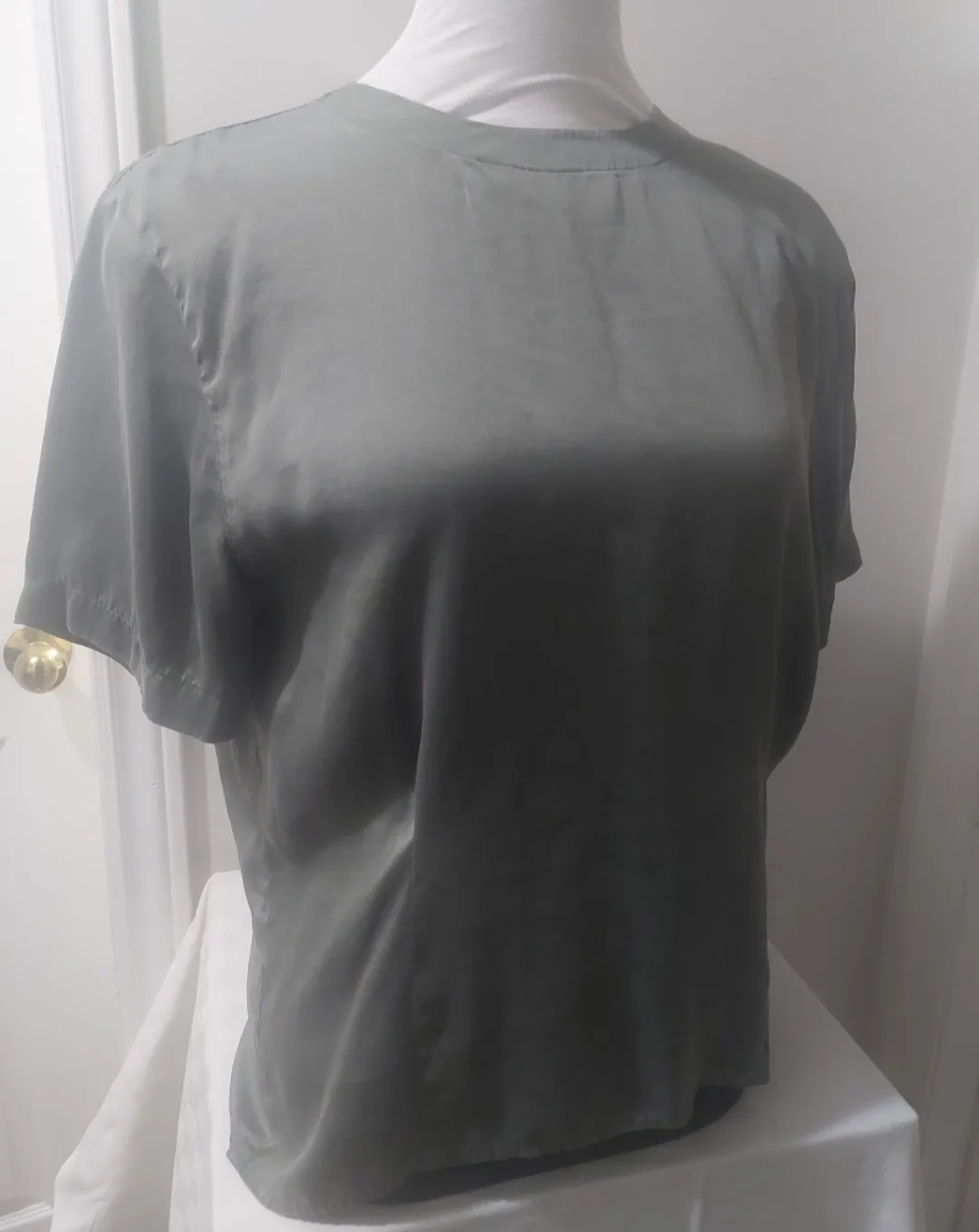 Green Short Sleeve Blouse thumbnail