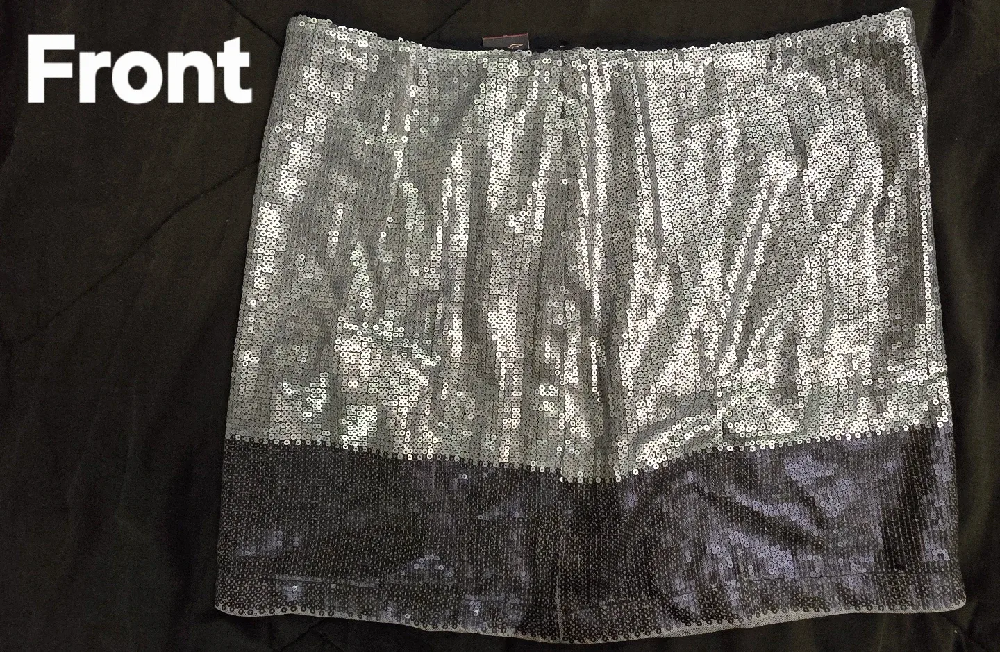 NEW! Hollister Silver Sequin Skirt! - Size 0 thumbnail