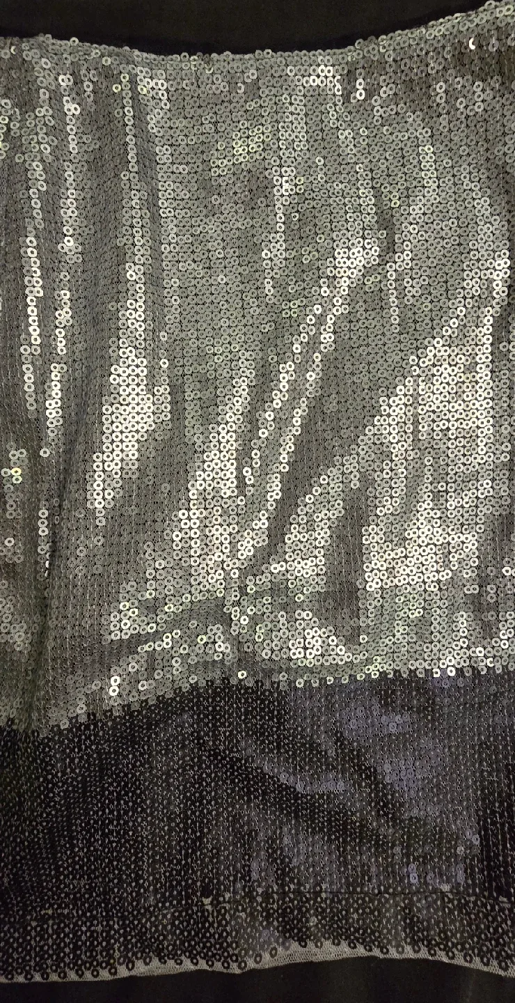 NEW! Hollister Silver Sequin Skirt! - Size 0 image indicator(2)