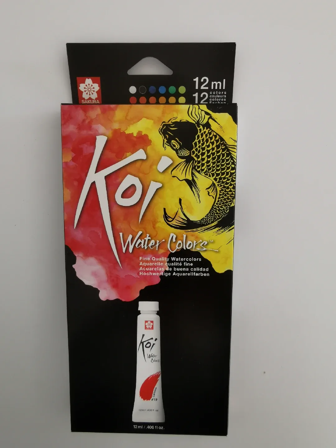 Sakura Koi Water Colors - 12 colors 12ml Tubes image indicator(4)