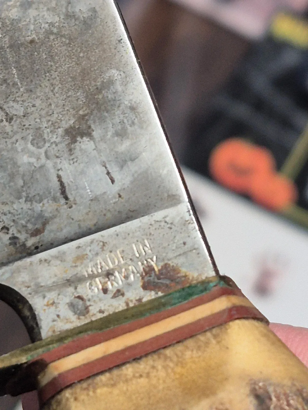 Vintage German Hunting Knife with Eagle Handle image indicator(4)