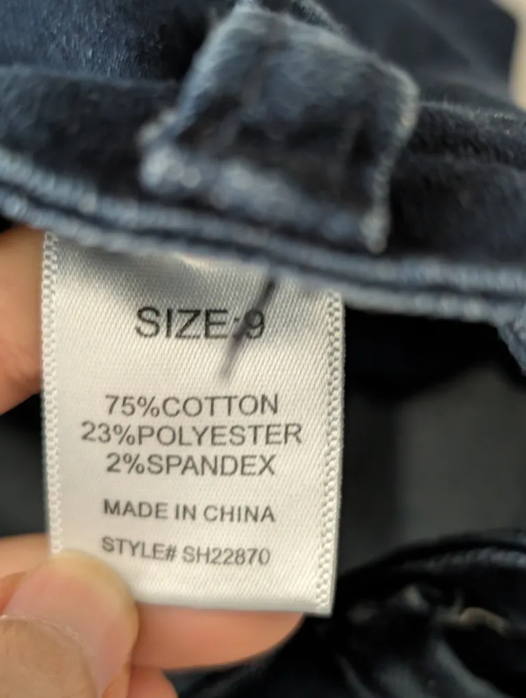 Fashion Nova Denim Shorts - Size 9 for Fall and Boots Pairing image indicator(2)