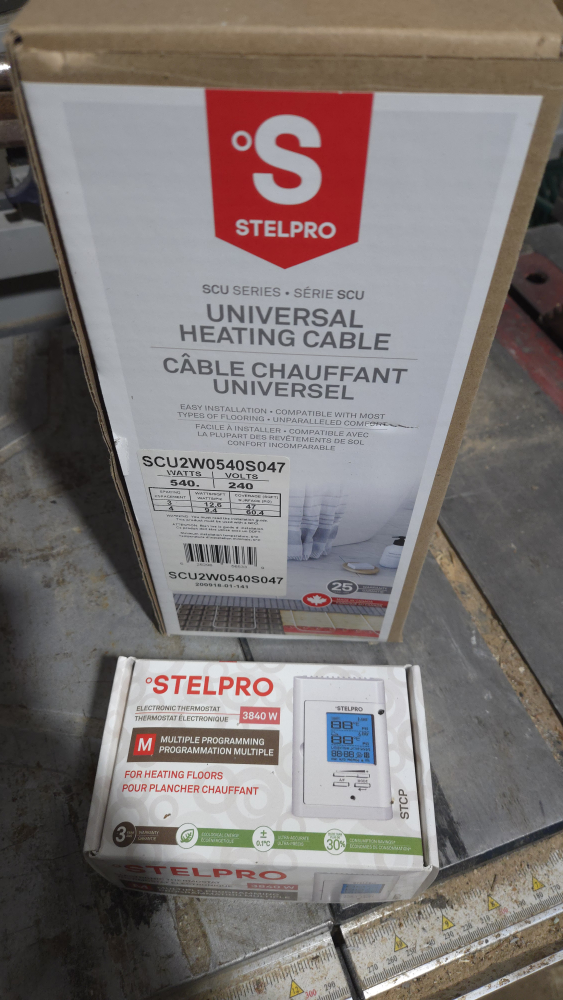 Stelpro Universal Heating Cable & Thermostat