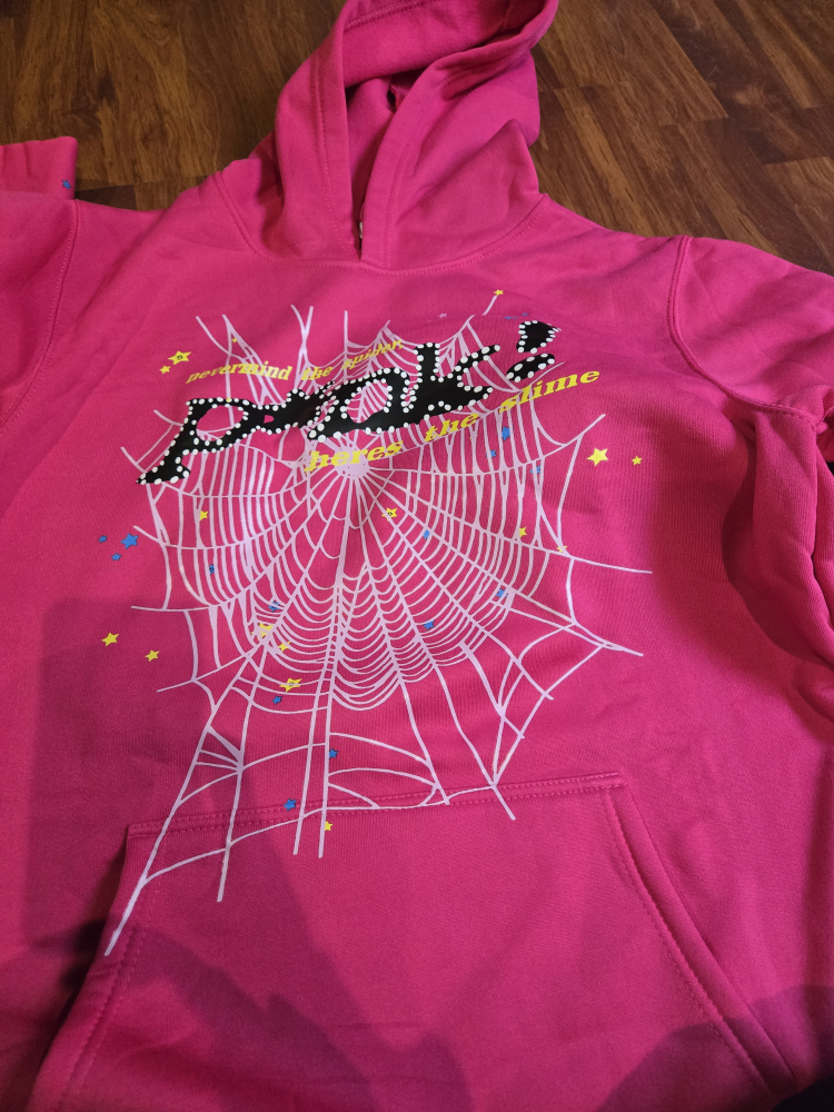 Spider Worldwide Hoodie - Pink, Size L