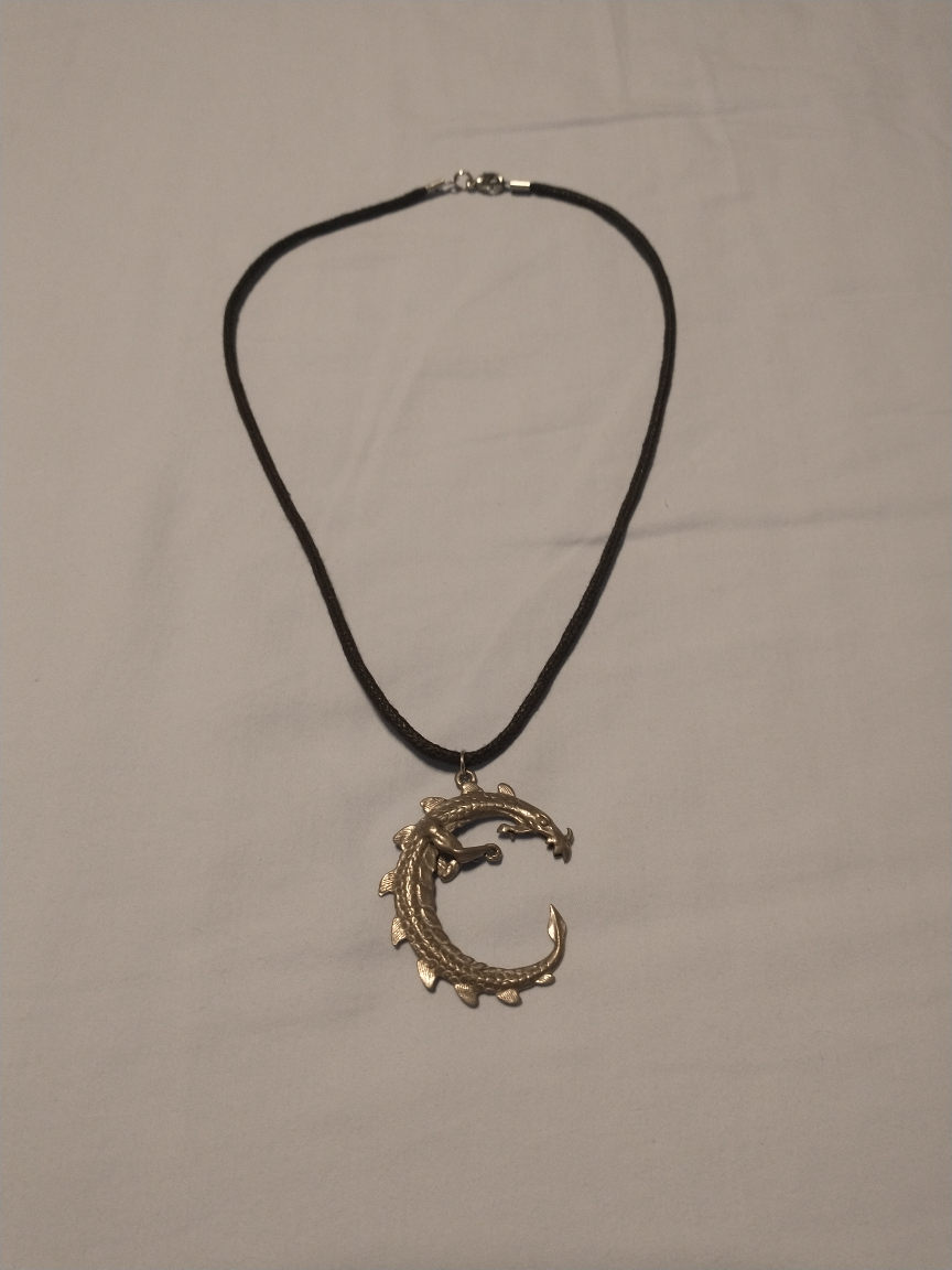 Dragon necklace on cord - photo 2