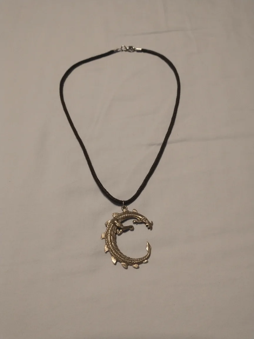 Dragon necklace on cord image indicator(2)