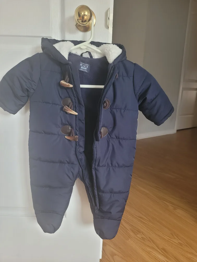 The Children's Place Navy Blue Snowsuit image indicator(2)