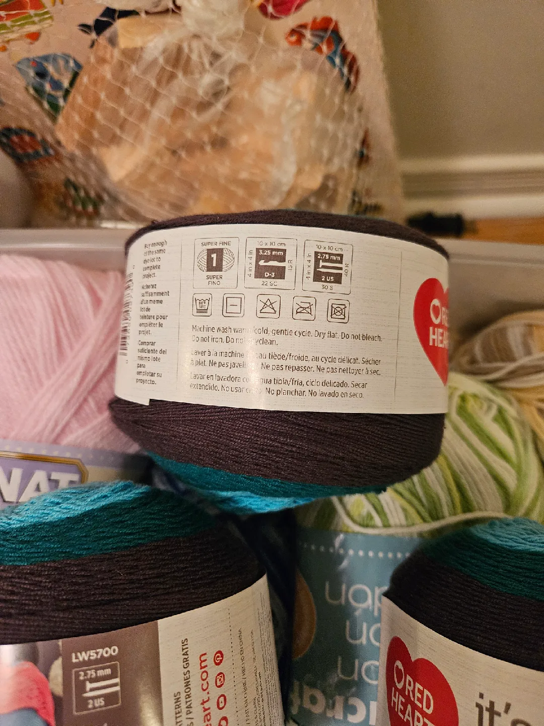 3x Red Heart It's a Wrap Yarn image indicator(2)