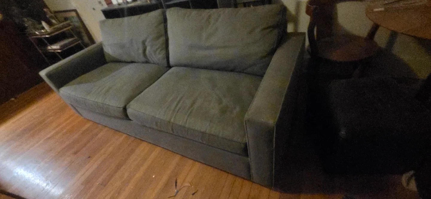 Comfortable Gray room and board Sofa image indicator(2)