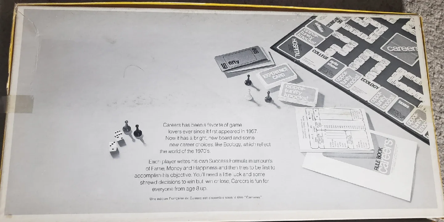 Vintage Parker Brothers Careers Board Game image indicator(2)