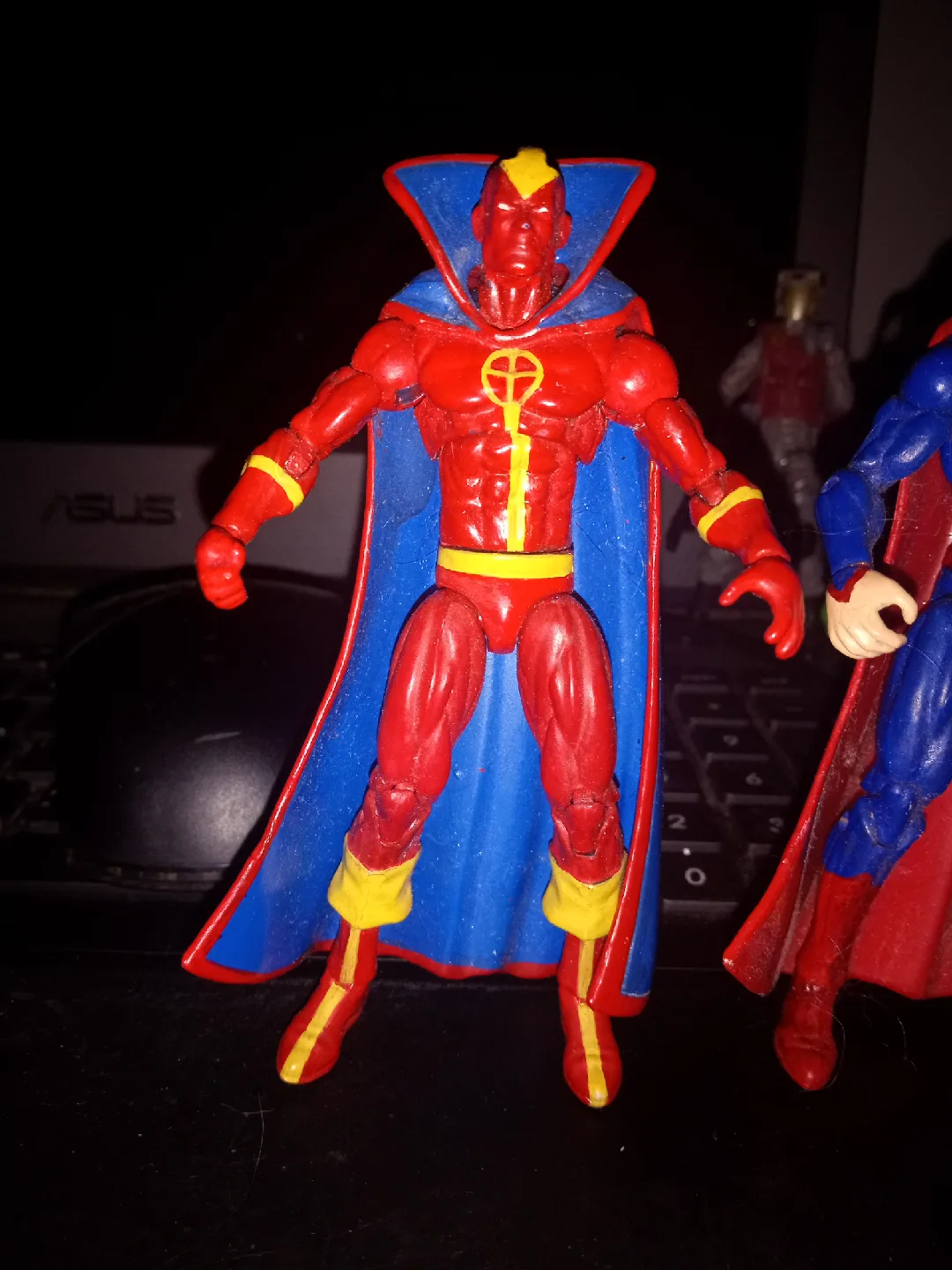 Rare Custom Dc Marvel Red Tornado 🌪️ Superman Action Figure image indicator(3)