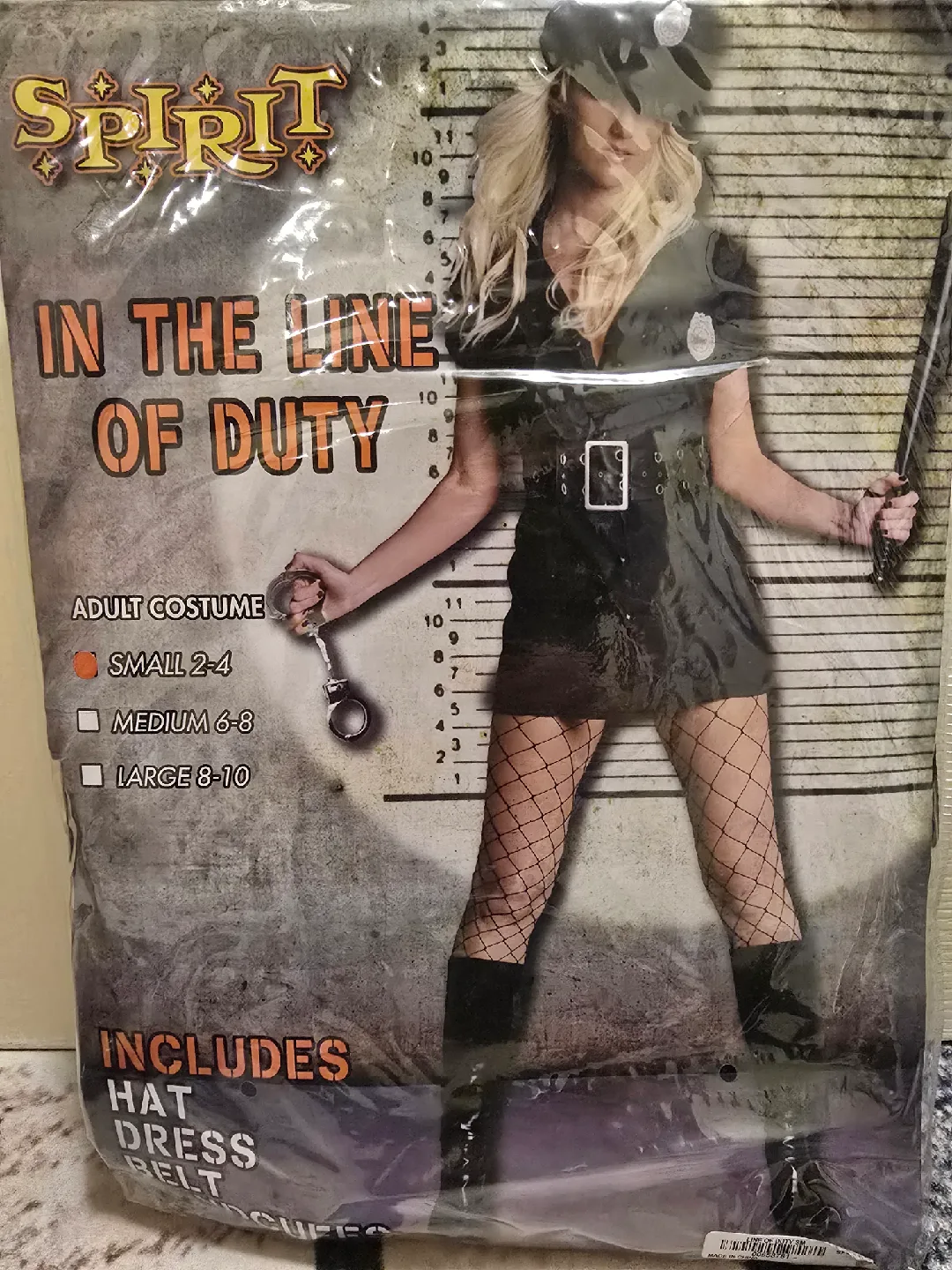 Halloween Spirit In The Line Of Duty Costume - Size Small thumbnail