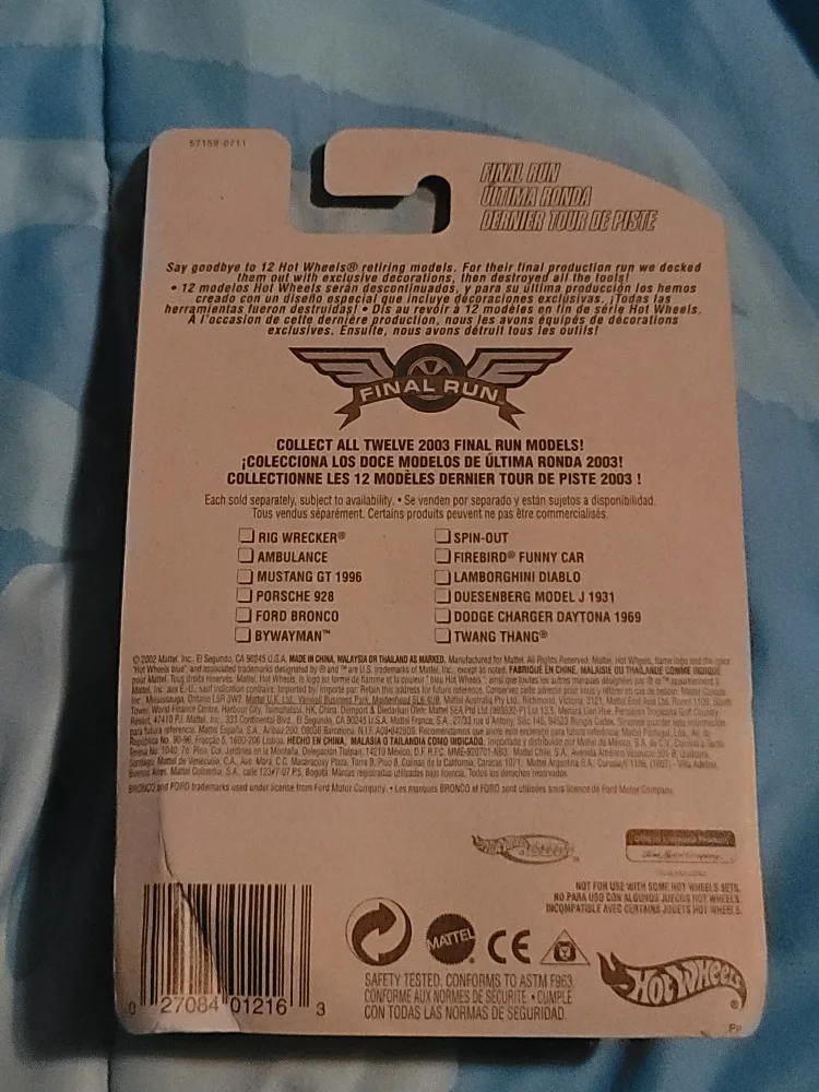 Hot Wheels Final Run 6/12 Ford Bronco image indicator(6)