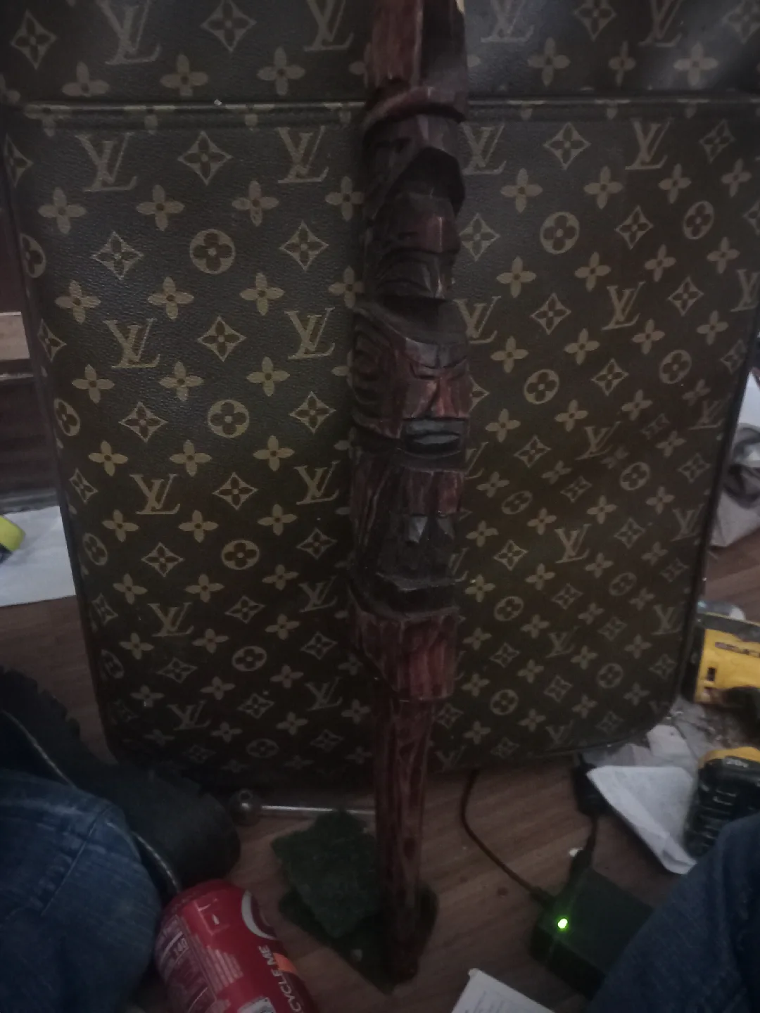 Hand Carved Wooden Totem Pole image indicator(3)