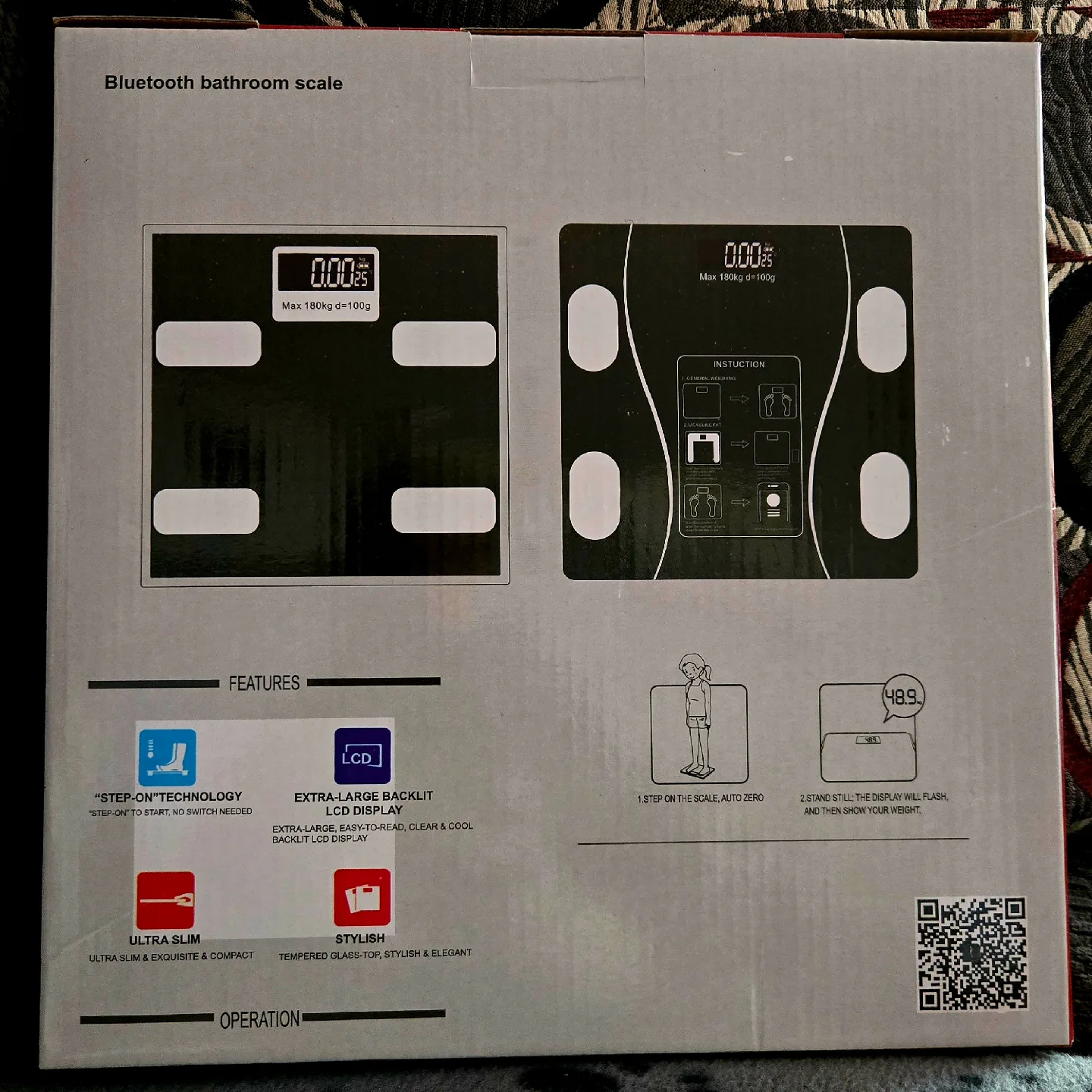 Bluetooth Bathroom Scale image indicator(2)