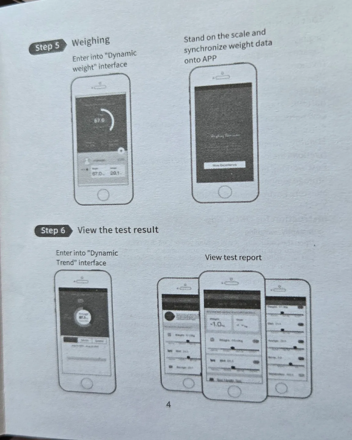 Bluetooth Bathroom Scale image indicator(6)