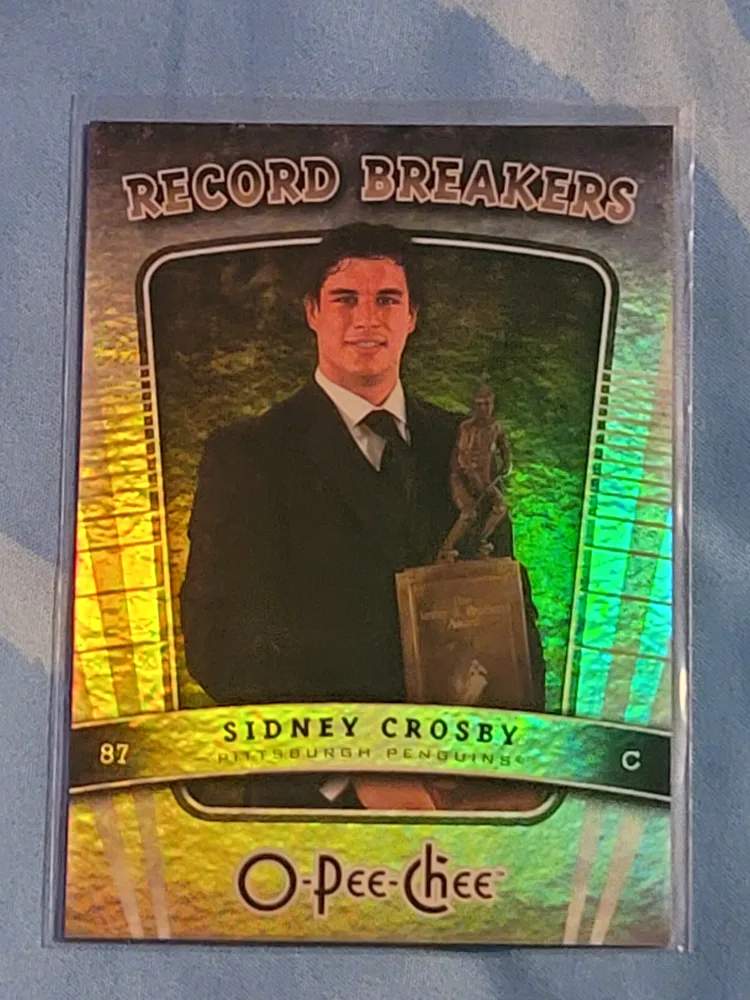 Sidney Crosby O-Pee-Chee Record Breakers Card thumbnail