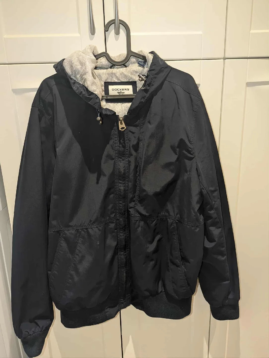 Dockers Black Hooded Jacket thumbnail