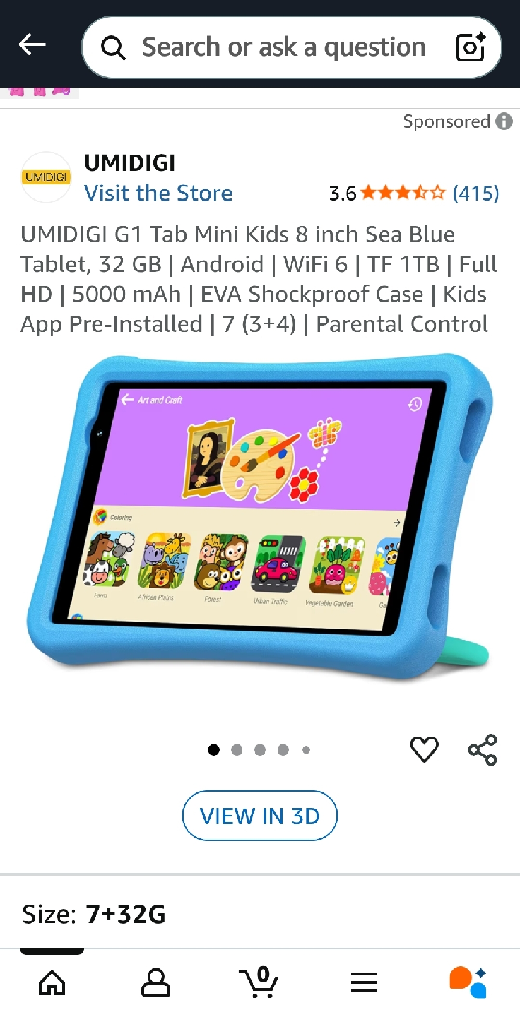 Android Tablet's S7 MatrixPad Kids Edition Android Tablet - Blue - photo 4