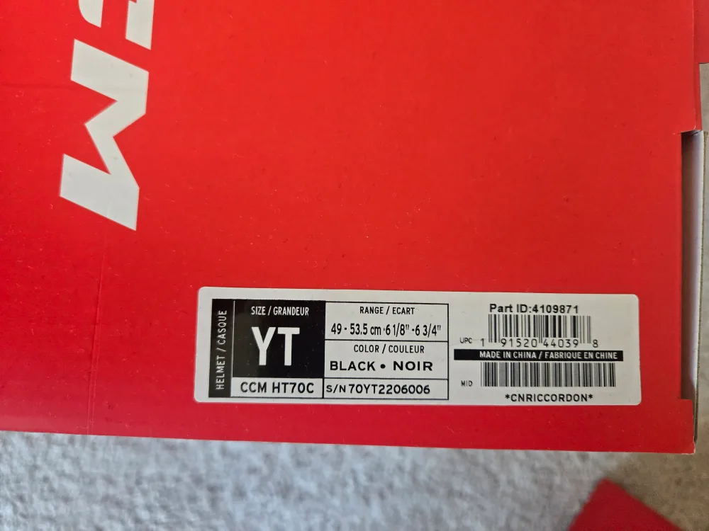 CCM Helmet for 3-7 years old image indicator(2)