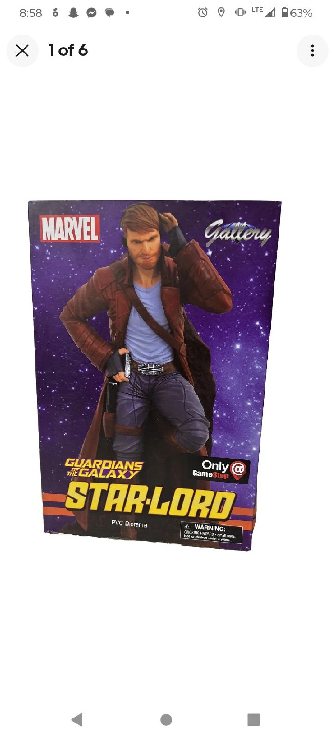 Marvel Gallery Guardians Star-Lord PVC Diorama
