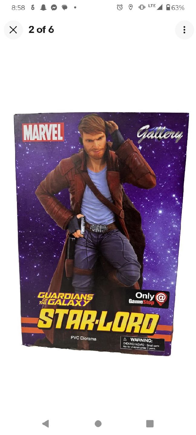 Marvel Gallery Guardians Star-Lord PVC Diorama - photo 2
