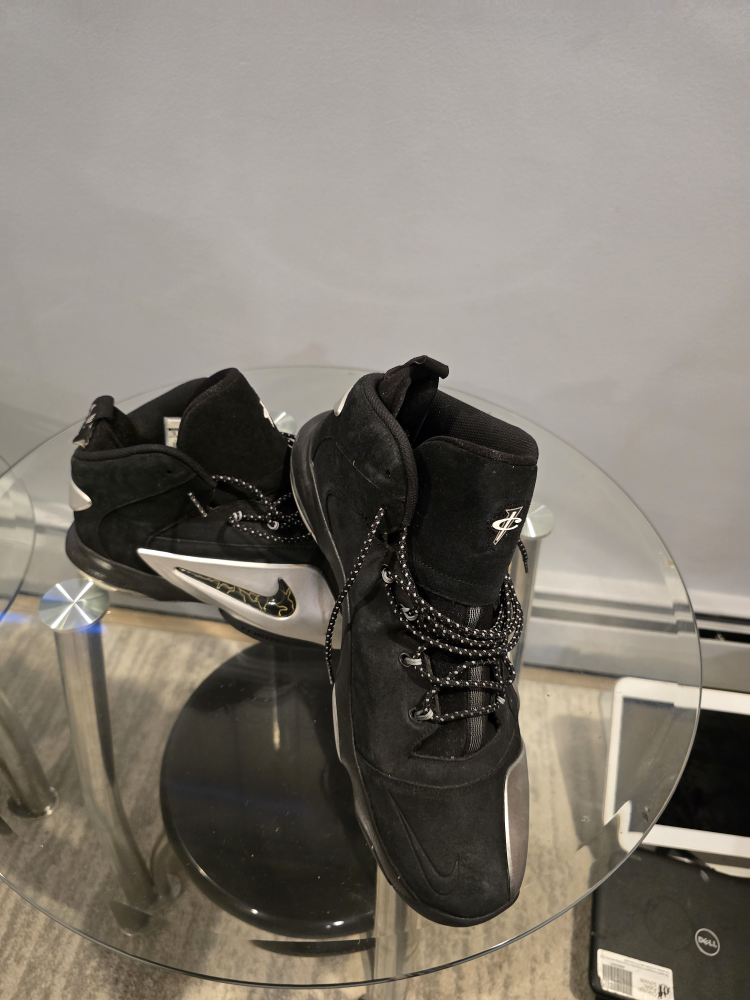 Nike Air Penny 2 Black/Metallic Silver Sneakers - photo 3