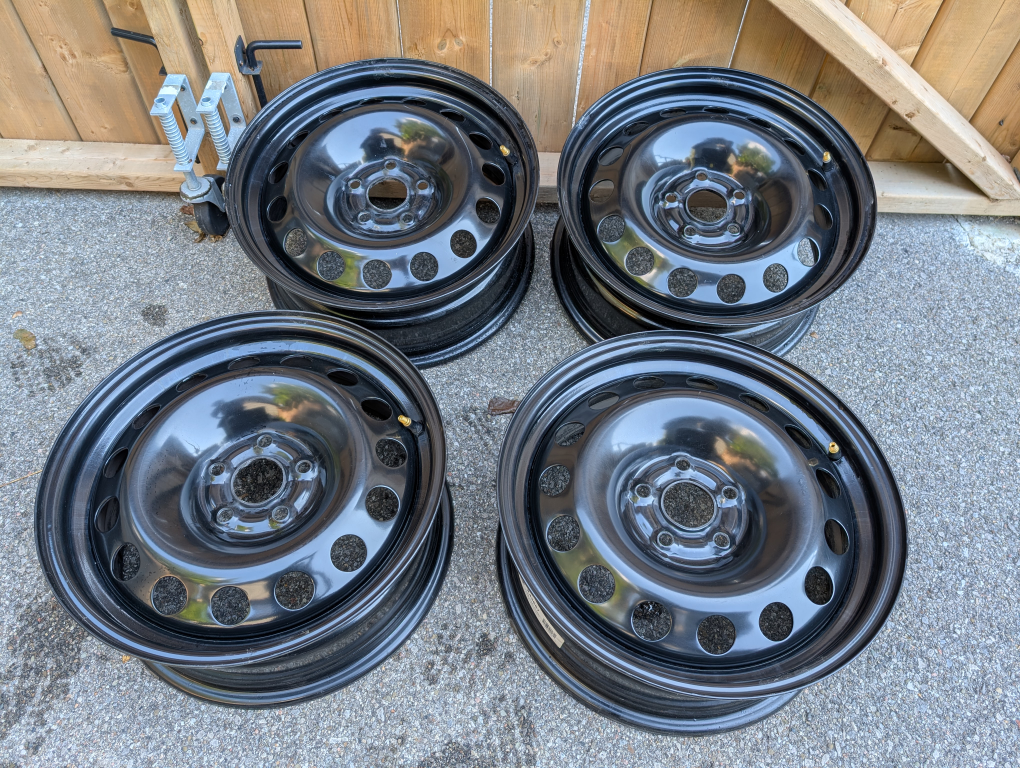 Set of 4 RSSW X43657 Winter Steel Rims 16" - photo 2