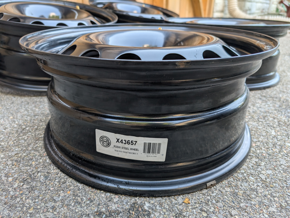 Set of 4 RSSW X43657 Winter Steel Rims 16" - photo 3