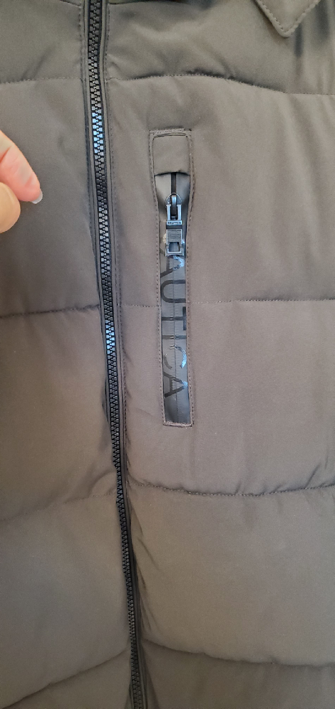Nautica Khaki Puffer Winter Jacket, Men Size L/G - photo 2
