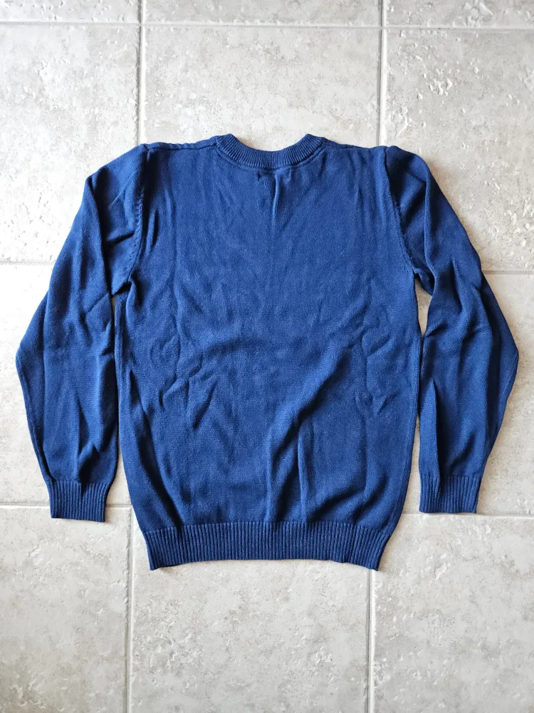 Size 10-12 years H&M Navy Blue Sweater image indicator(3)