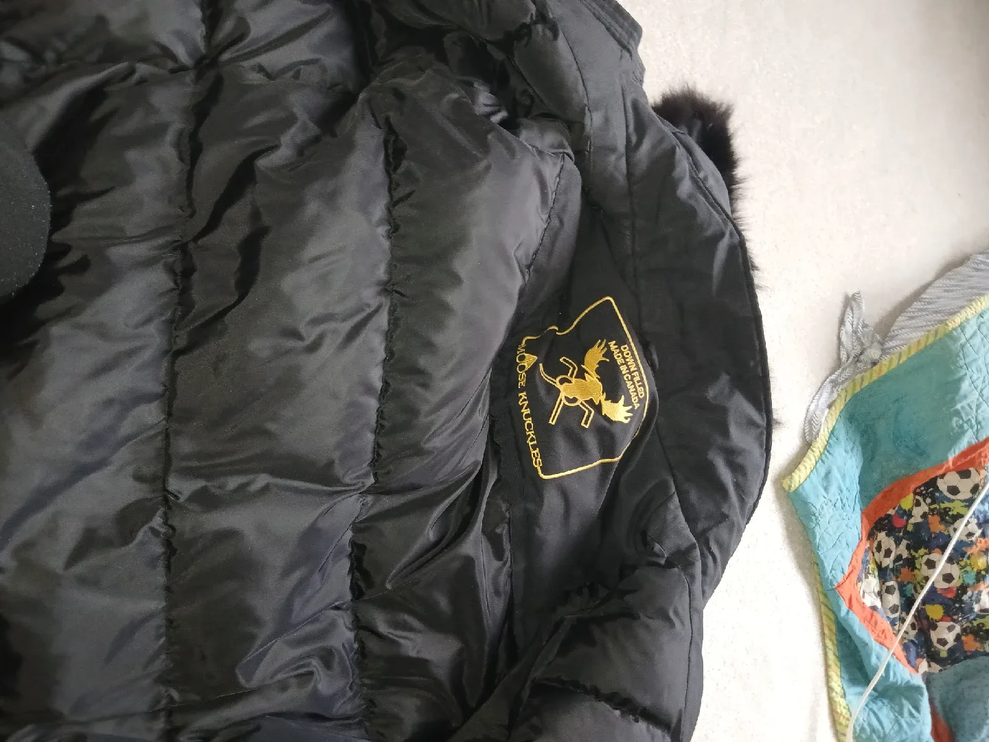 Moose Knuckles Down Filled Black Jacket image indicator(3)