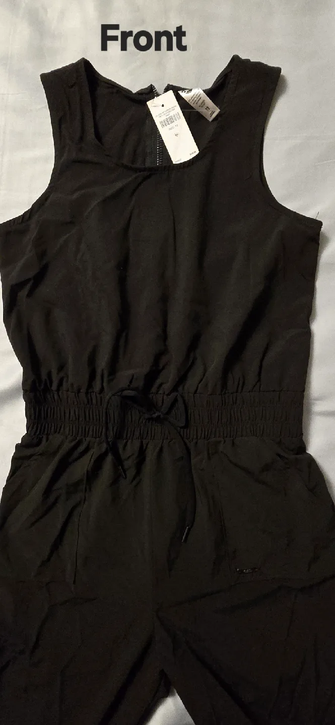NEW! Girl's Black Dressy Jumpsuit! Size 12 Youth image indicator(3)